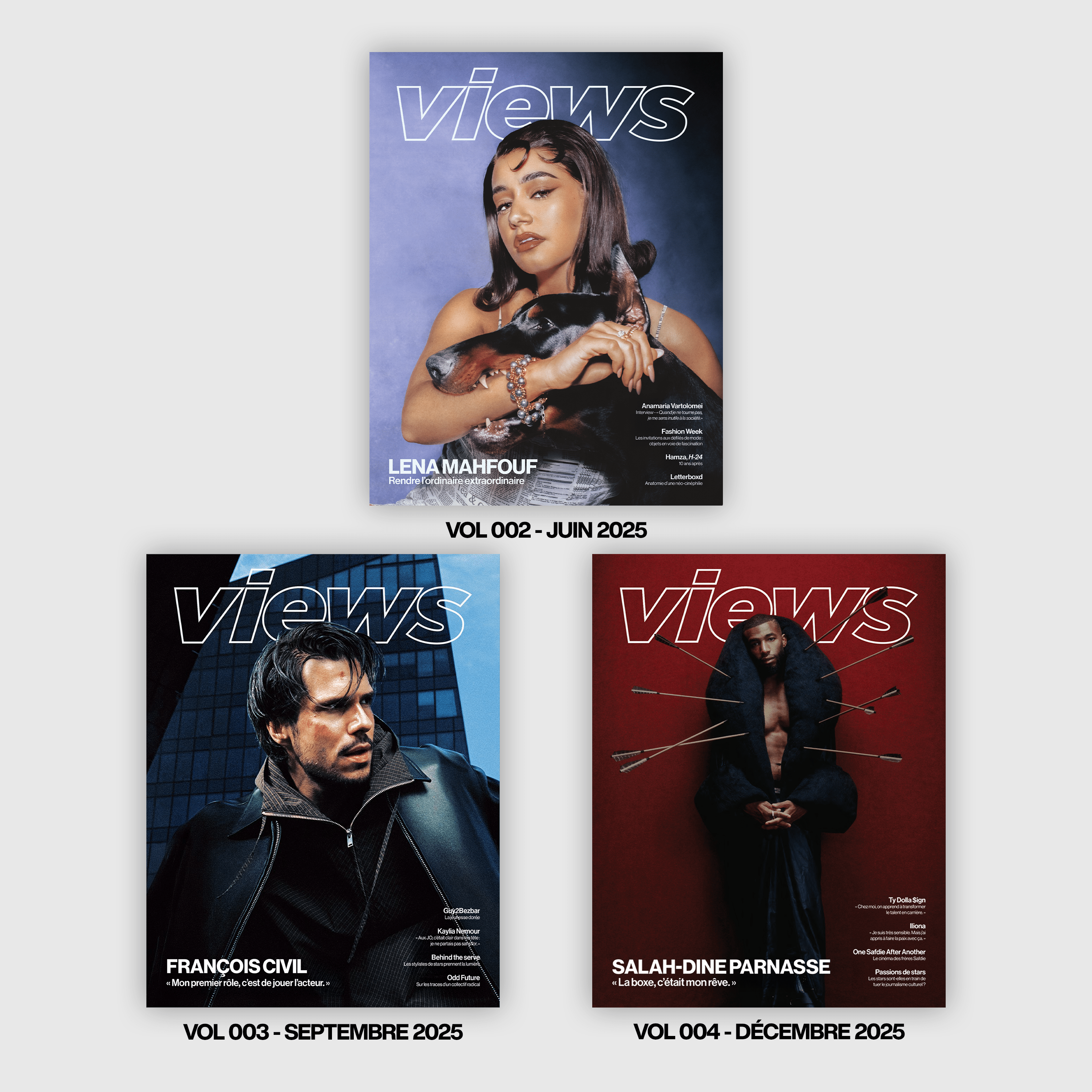 Pack Collector — Views Magazine 002, 003, 004 - Views