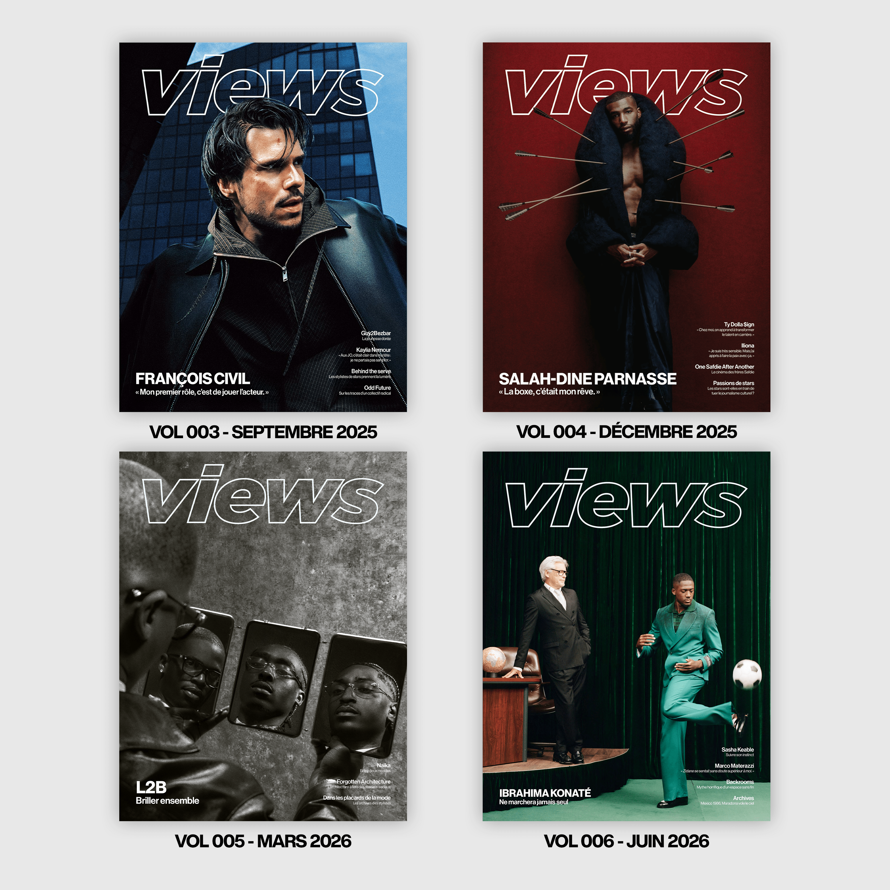 Pack Collector — Views Magazine 003, 004, 005, 006 - Views