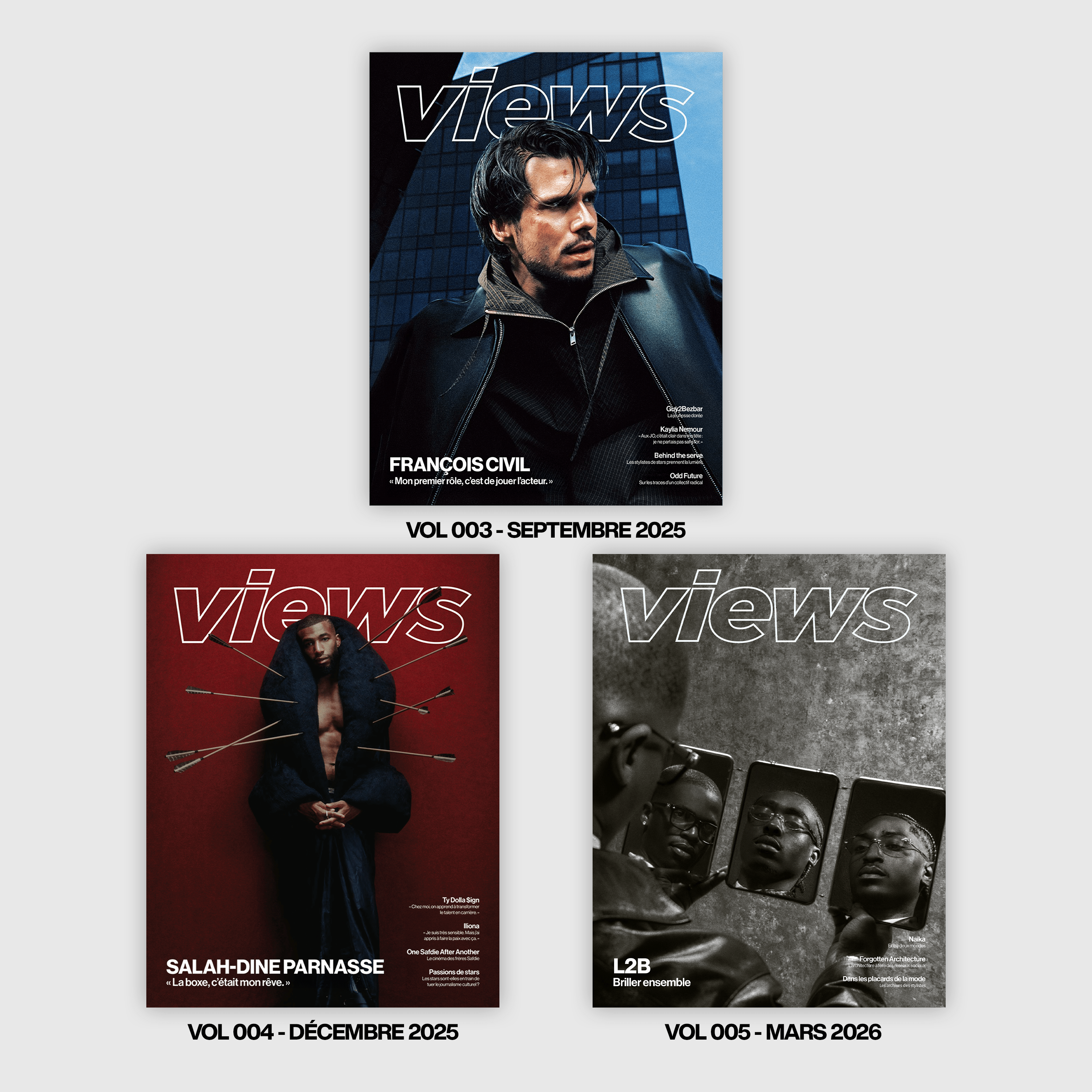 Pack Collector — Views Magazine 003, 004, 005 - Views