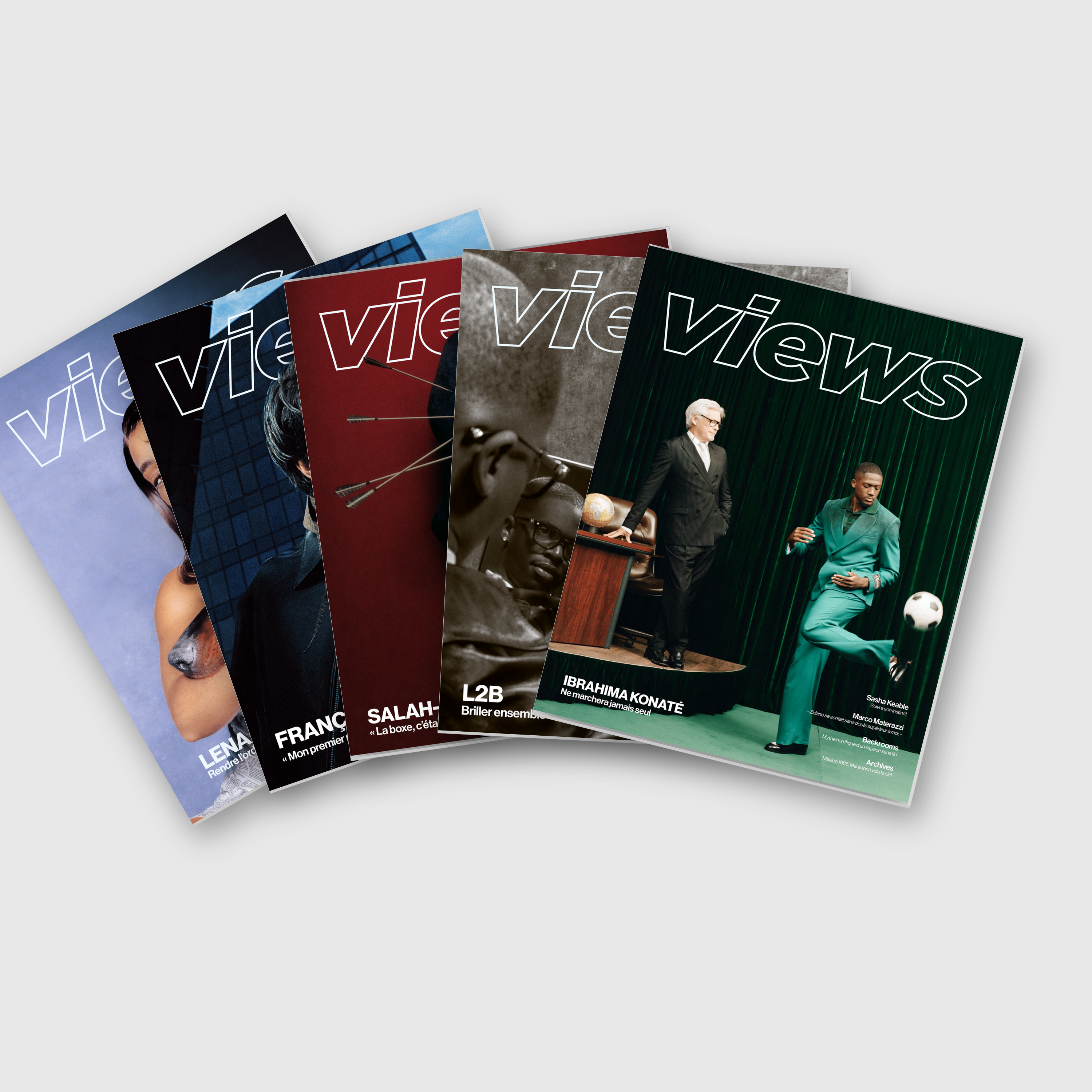 Compose ton pack — Views Magazine, numéros 002 à 006